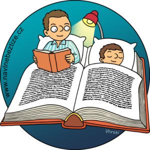 Já se synem v posteli. Ilustrace.